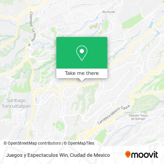 Mapa de Juegos y Espectaculos Win