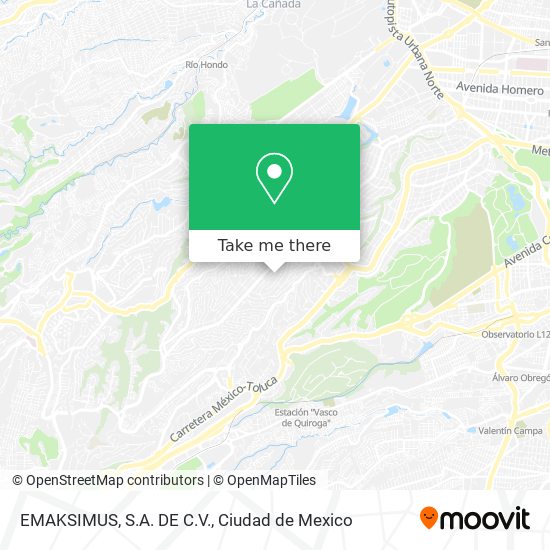 EMAKSIMUS, S.A. DE C.V. map