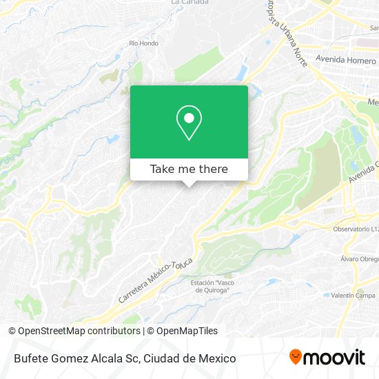 Bufete Gomez Alcala Sc map