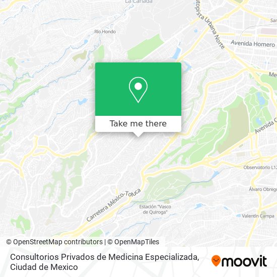 Consultorios Privados de Medicina Especializada map