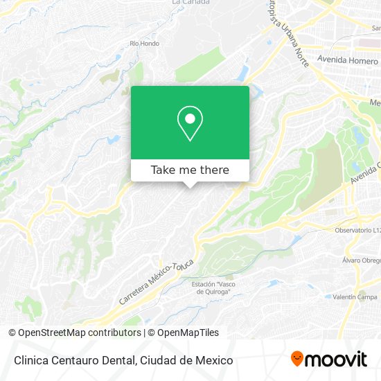 Mapa de Clinica Centauro Dental