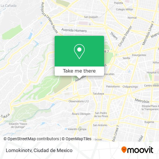 Lomokinotv map