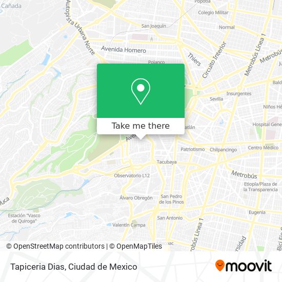 Tapiceria Dias map