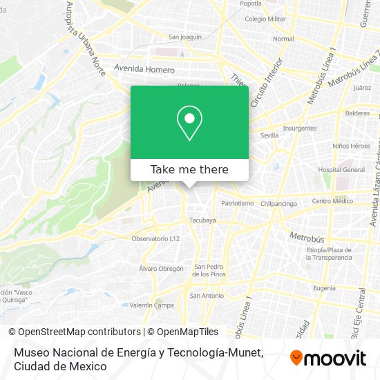 Museo Nacional de Energía y Tecnología-Munet map