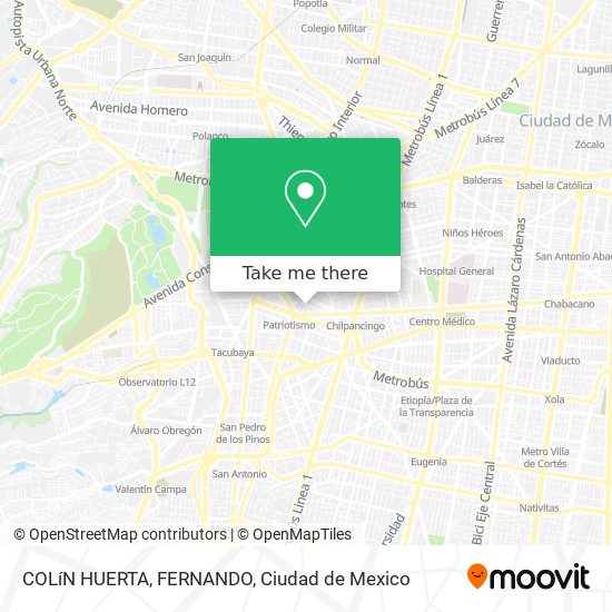 COLíN HUERTA, FERNANDO map