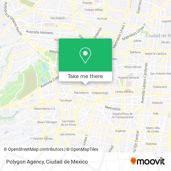 Mapa de Polygon Agency