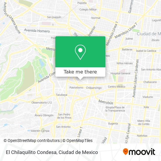 El Chilaquilito Condesa map