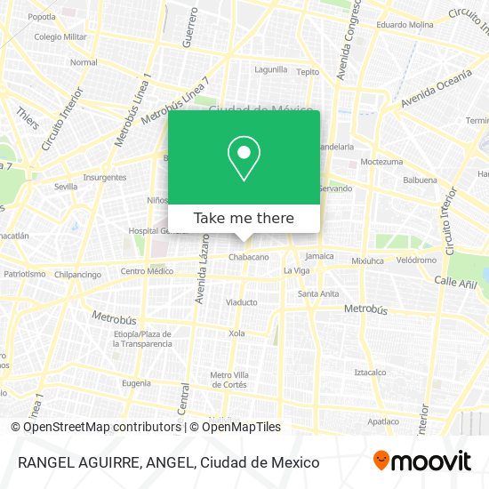 Mapa de RANGEL AGUIRRE, ANGEL