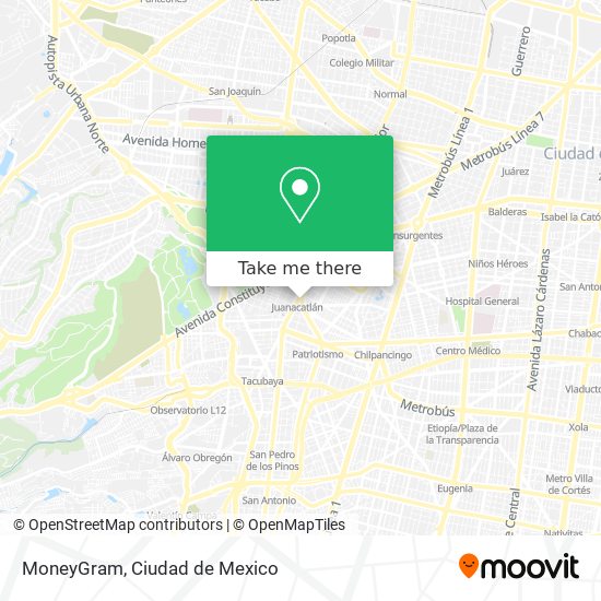 MoneyGram map