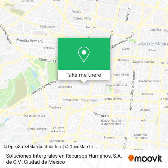 Soluciones Intergrales en Recursos Humanos, S.A. de C.V. map