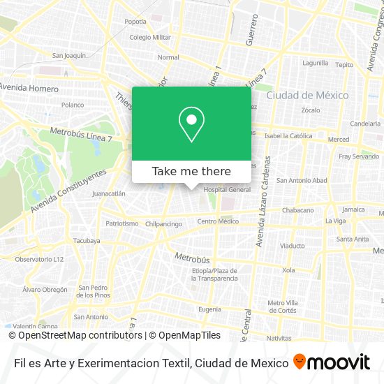 Fil es Arte y Exerimentacion Textil map