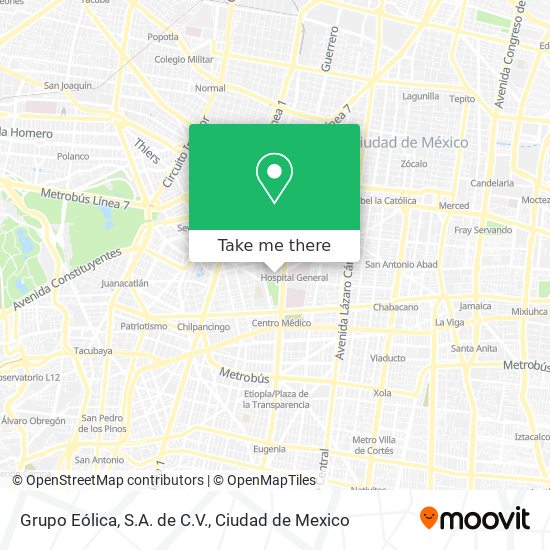 Grupo Eólica, S.A. de C.V. map