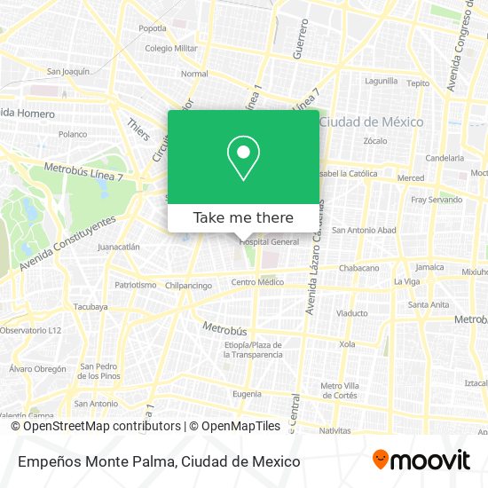 Empeños Monte Palma map