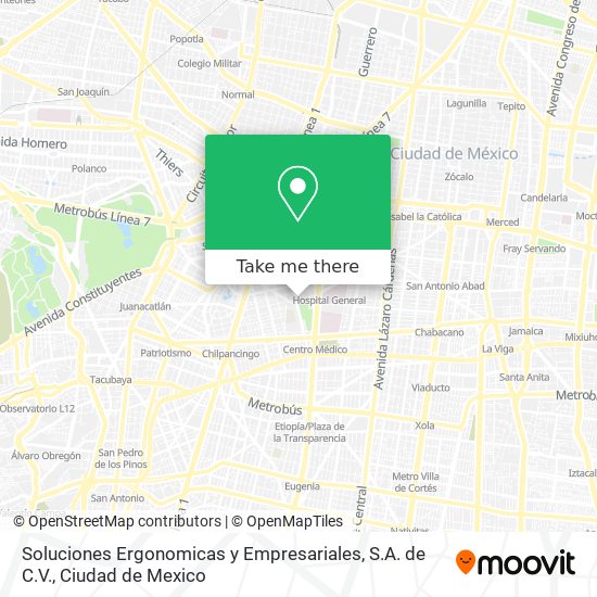 Soluciones Ergonomicas y Empresariales, S.A. de C.V. map