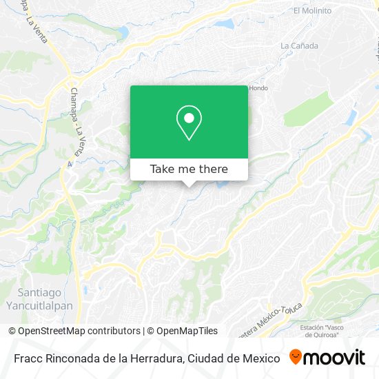 Fracc Rinconada de la Herradura map