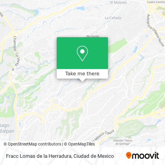 Fracc Lomas de la Herradura map