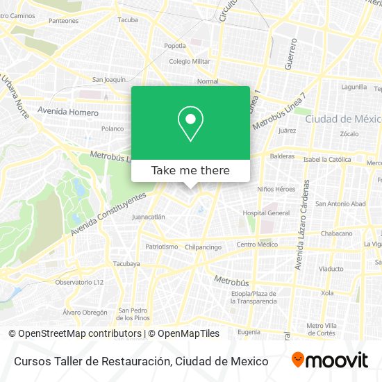 Cursos Taller de Restauración map