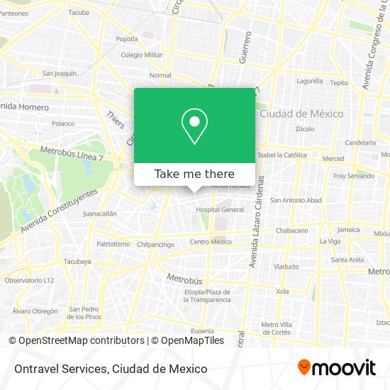 Mapa de Ontravel Services