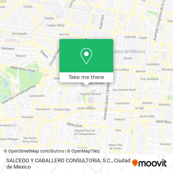 SALCEDO Y CABALLERO CONSULTORíA, S.C. map