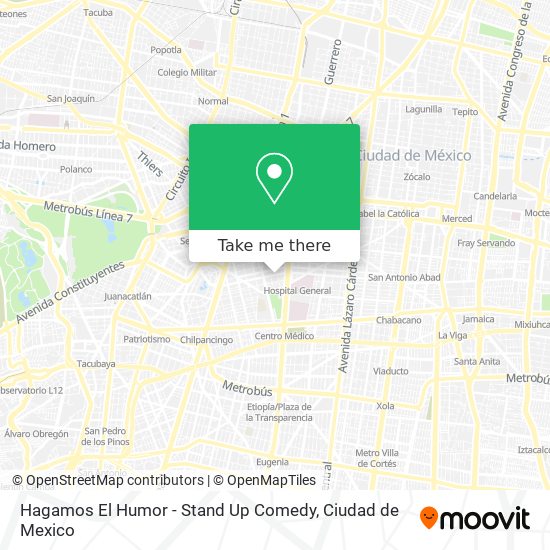 Mapa de Hagamos El Humor - Stand Up Comedy