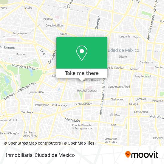 Mapa de Inmobiliaria