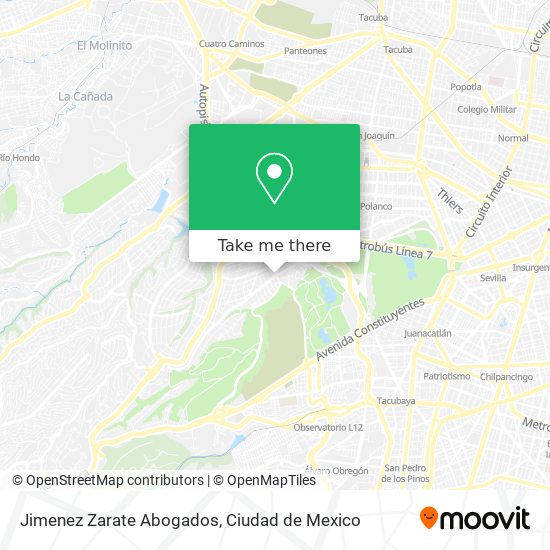 Jimenez Zarate Abogados map