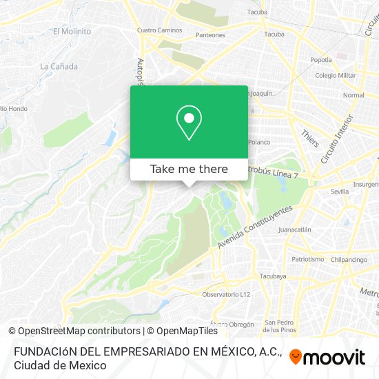 FUNDACIóN DEL EMPRESARIADO EN MÉXICO, A.C. map