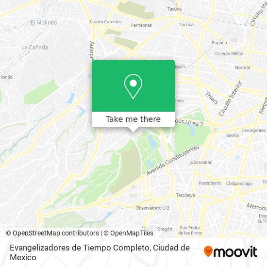 Evangelizadores de Tiempo Completo map