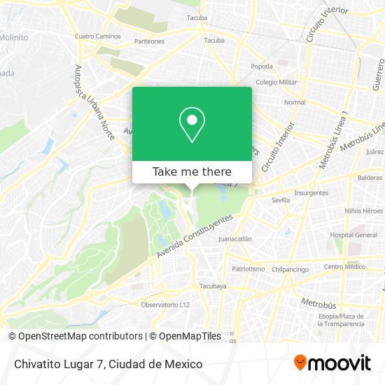 Chivatito Lugar 7 map