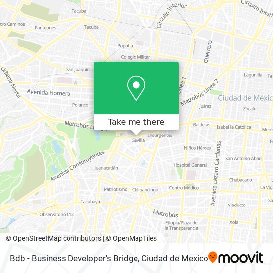 Mapa de Bdb - Business Developer's Bridge