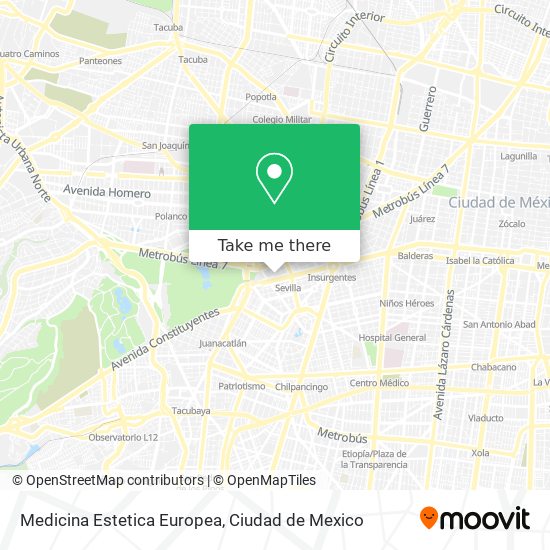 Medicina Estetica Europea map