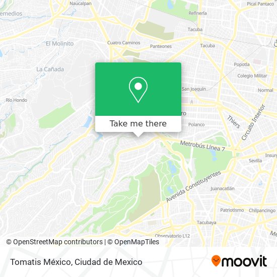 Tomatis México map