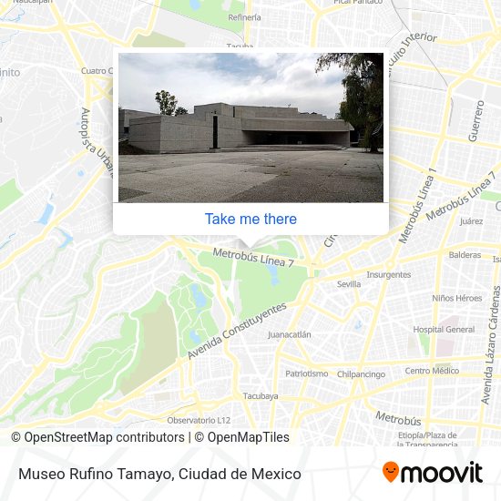 Museo Rufino Tamayo map