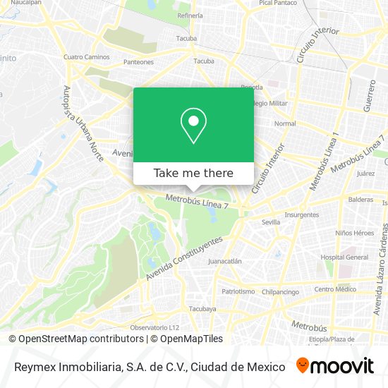 Reymex Inmobiliaria, S.A. de C.V. map