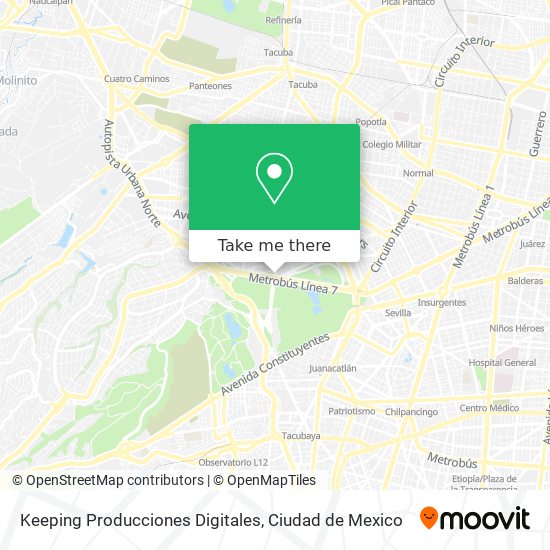Mapa de Keeping Producciones Digitales
