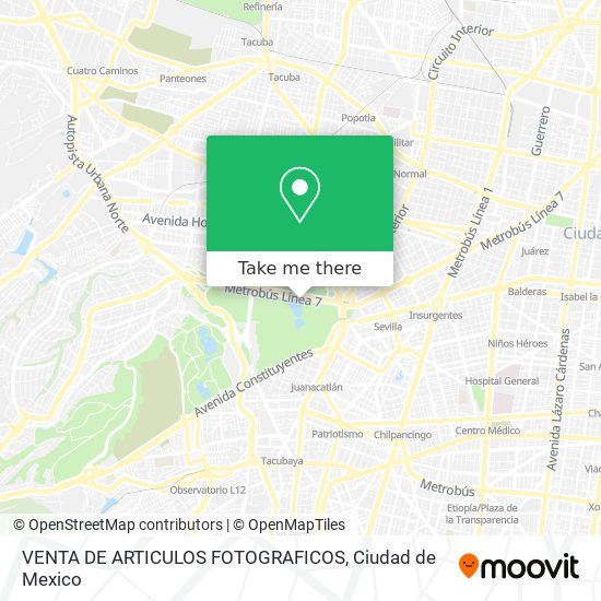 VENTA DE ARTICULOS FOTOGRAFICOS map