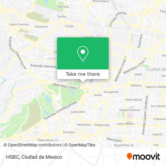 HSBC map