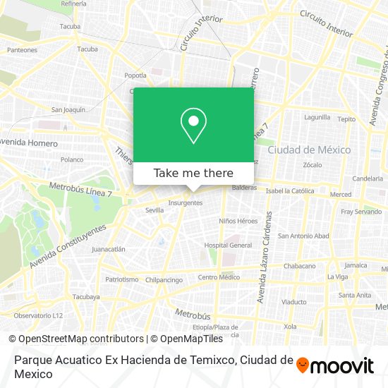 Parque Acuatico Ex Hacienda de Temixco map