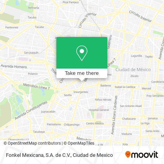 Fonkel Mexicana, S.A. de C.V. map