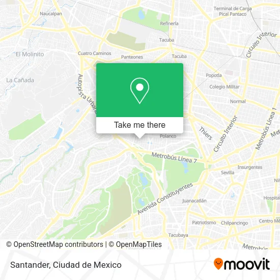 Santander map