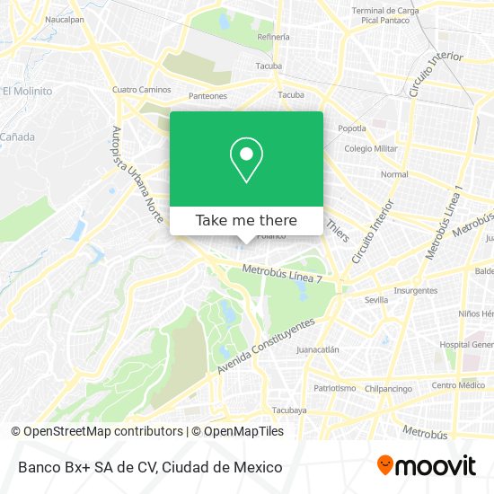 Banco Bx+ SA de CV map