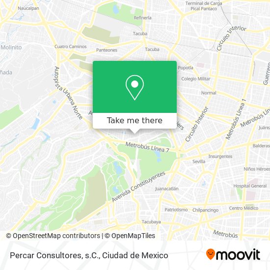 Mapa de Percar Consultores, s.C.