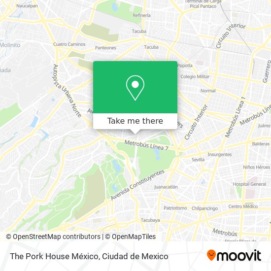 The Pork House México map