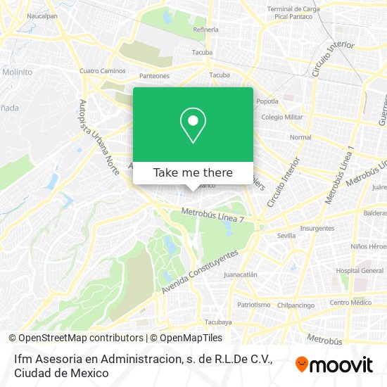 Ifm Asesoria en Administracion, s. de R.L.De C.V. map