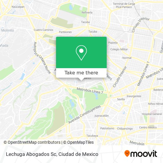 Lechuga Abogados Sc map