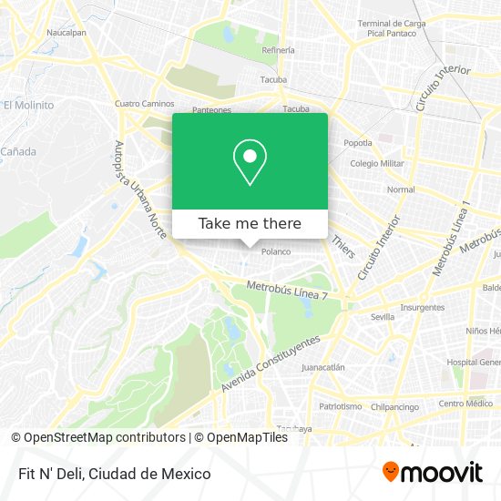 Mapa de Fit N' Deli