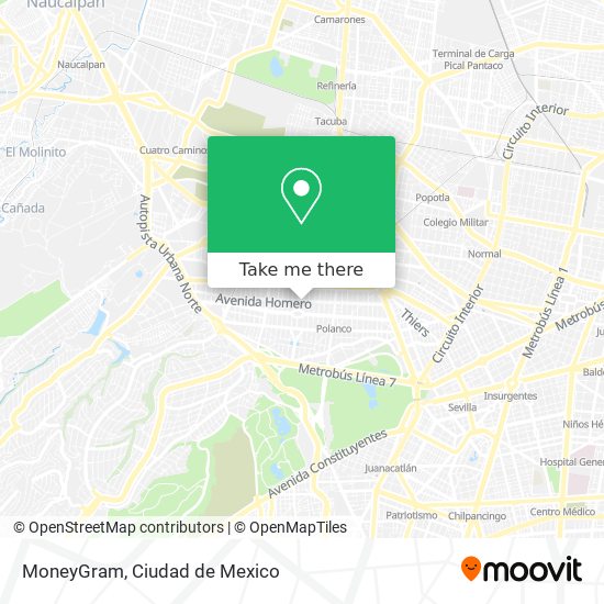 MoneyGram map