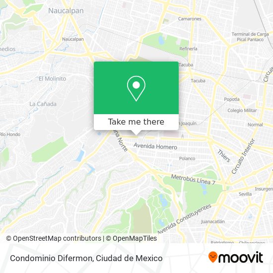Mapa de Condominio Difermon