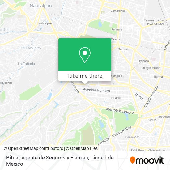 Bituaj, agente de Seguros y Fianzas map