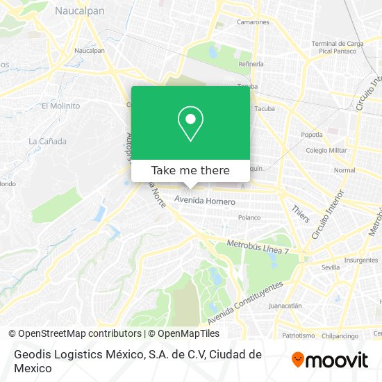 Geodis Logistics México, S.A. de C.V map